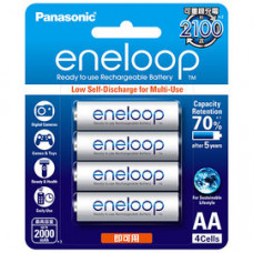 【 大林電子 】 Panasonic 國際牌 eneloop BK-3MCCE4BTW 2000mAh 3號 鎳氫低自放 充電電池 4入