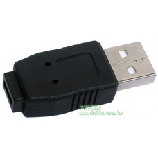 USB公 to MicroUSB母 轉接頭 USB-ADP-AMMABF  