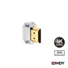 10804cde4dee008ef0f6b0c86c7a7a25 【 大林電子 】 LINDY 林帝 CROMO HDMI2.0 A公 To A母 轉向頭 垂直向上90度旋轉 41506