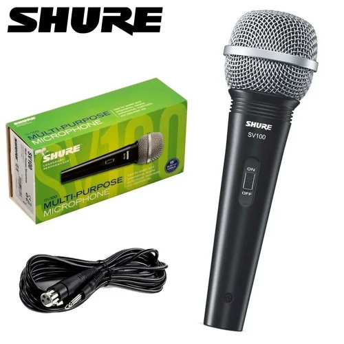23670d162a19b86cb2a1d7096dc1bbf4 【 大林電子 】 SHURE 舒爾 高級動圈式麥克風 SV100 美國品牌 附線4.5M