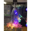 【 大林電子 】 海闊提 燈飾 聖誕燈飾 彩色(四彩) 閃爍 雪花燈 USB供電