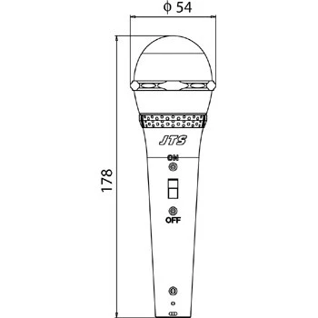 【 大林電子 】 ★ 買再贈麥克風套 ★ JTS 專業舞台 有線麥克風 MK-636K