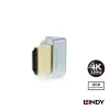 ca87b1f7862e48740b4c1afee7b1bb65 【 大林電子 】 LINDY 林帝 CROMO HDMI2.0 A公 To A母 轉向頭 垂直向下90度旋轉 41505