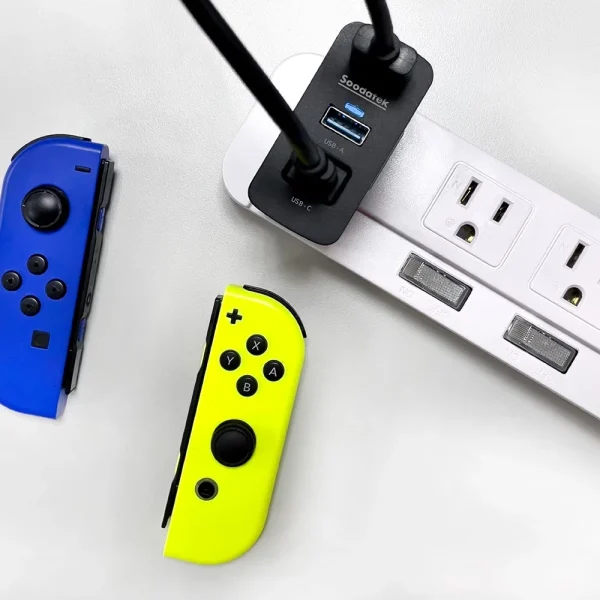 【大林電子】SOODATEK PD 45W 充電影音轉接器 SCSD-PCPD45BL 可取代SWITCH底座
