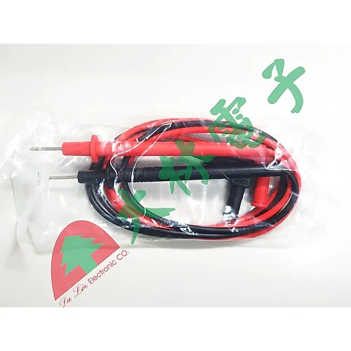 【 大林電子 】 電表測棒 電錶測棒 香蕉頭L型高級數字電表表棒 P/665L