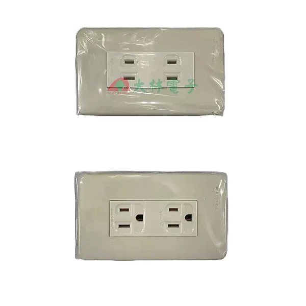 【 大林電子 】國際牌 雙聯插座覆蓋板 WNF4602K 4601 2P 3P