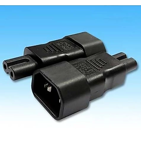 tw-11134201-820l5-msv86q9wuvpk36 【 大林電子 】公插頭 IEC C14 母座 IEC C7 轉接頭