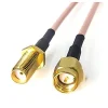 【 大林電子 】1.5D 鍍銀鐵氟龍訊號線-SMA公轉母 1M 2M 3M 4M 5M 0710