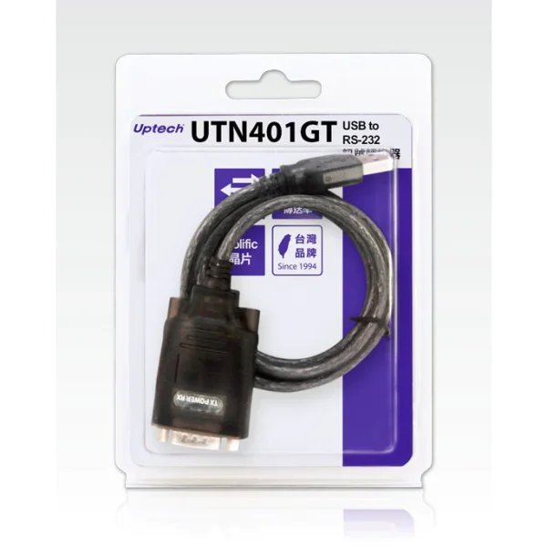 【 大林電子 】 UPTECH 登昌恆 USB to RS-232訊號轉換器 UTN401GT