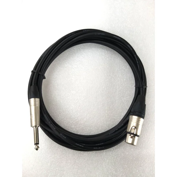 【 大林電子 】 ★ 自製線材 ★ CANARE 進口麥克風線 6.3公 對 佳能母 線材 5米