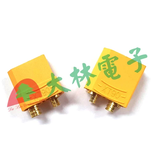 tw-11134207-7qukz-limjt805pfw471 【 大林電子 】★ 電子材料 ★ HQT 海闊提 航空接頭 公+母電源接線組 XT90 40A/500V 瞬間電流90A