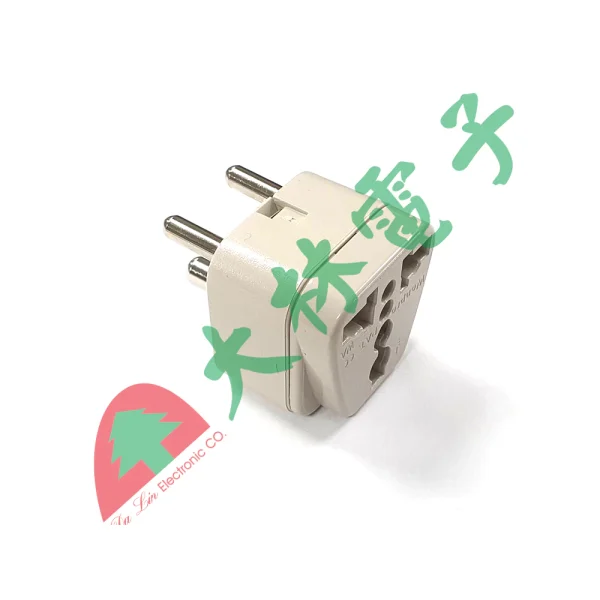 【 大林電子】 ★ 台灣製造 ★ 旅遊便利小物 WONPRO 萬寶 印度 轉接頭 WA-10
