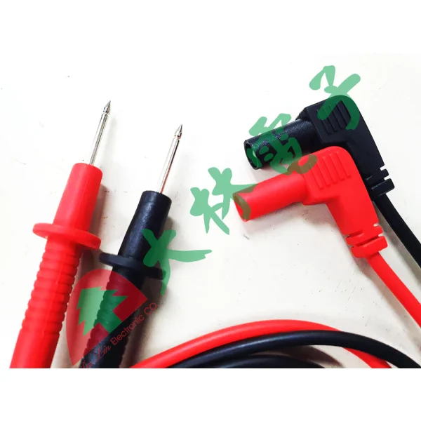 【 大林電子 】 電表測棒 電錶測棒 香蕉頭L型高級數字電表表棒 P/665L