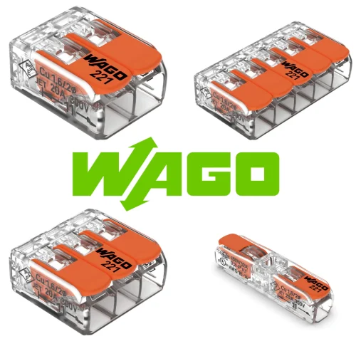【 大林電子】 WAGO 導線連接器 接線端子 221 系列 412 413 415 2411 輕鬆 快速 安全