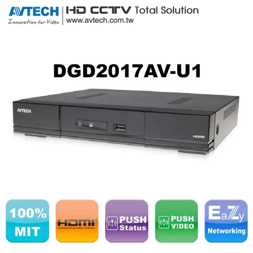 tw-11134207-7qul6-ljgr7bvoucstdc 【 大林電子 】 AVTECH H.265 5MP 五合一16CH XVR 監控主機 DGD2017A-U1