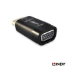 【 大林電子 】 LINDY 林帝 HDMI轉VGA視訊轉換器 38194 HDMI A公 TO VGA母 迷你轉換頭