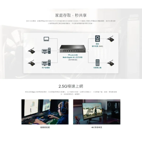 tw-11134207-7r98o-lsw6cmehfemq69 【 大林電子 】 TP-LINK 2.5 Gigabit PCI Express 網卡 TX-201