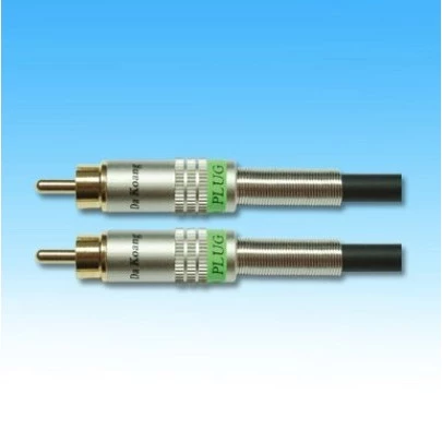 【 大林電子 】2P鍍銀信號線 RCA線 AV線 擴大機用 音頻線