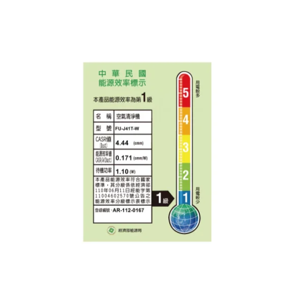 【 大林電子 】SHARP 夏普 FU-J41T-W 10坪 空氣清淨機