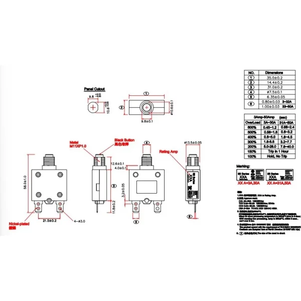 【 大林電子 】大型無熔絲開關 25A 30A 35A 40A 50A 保護開關 安全開關 台灣製造