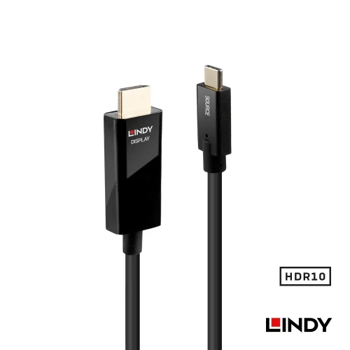 【 大林電子 】LINDY 林帝 主動式USB3.1 Type-C to HDMI 2.0轉接線 2米 43292
