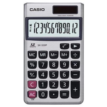 tw-11134207-7r98p-lzvriy2vdhjy87 【 大林電子 】CASIO SX-320P 12位數 國家考試專用計算機正版公司貨