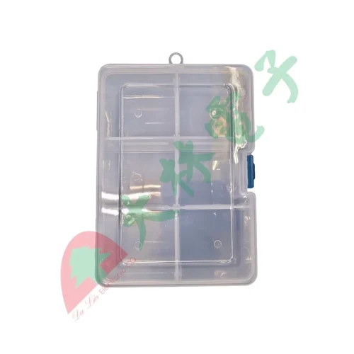 【 大林電子 】收納盒 小集合 零件盒 零件收納 活動隔版 6格 K-812 請先詢問是否有貨