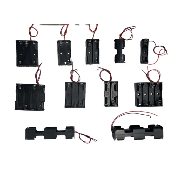 【 大林電子 】3號電池盒 背對式 平行式 附開關 雙層 1只 2只 3只 4只 6只 8只 電池座 附線