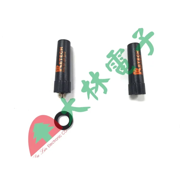 【 大林電子 】 無線電對講機專用 超短4.5cm 子彈型UHF天線 450~470MHz RHA501 公/母