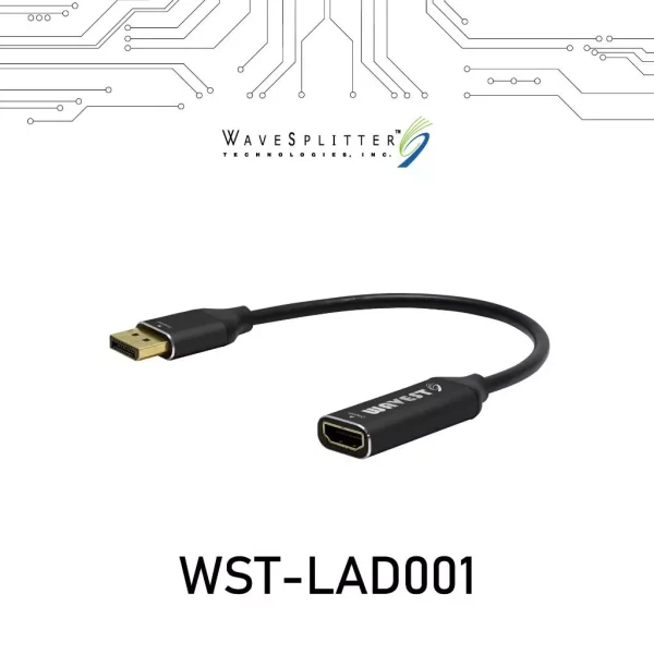 tw-11134207-7r98t-lqom70aup9mq96 【 大林電子 】WaveSplitter DP1.4 to HDMI HDR轉接器 8K60Hz WST-LAD001