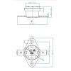 【 大林電子 】溫控開關 溫度開關 溫度控制器 熱水器 常閉型 60-120度 250V10A