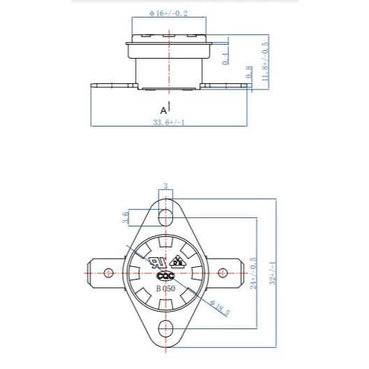 【 大林電子 】溫控開關 溫度開關 溫度控制器 熱水器 常閉型 60-120度 250V10A