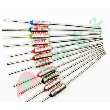 【 大林電子 】 溫度保險絲 15A 99-240度C 電子材料 DIY 溫度保護更換 壓接銅管
