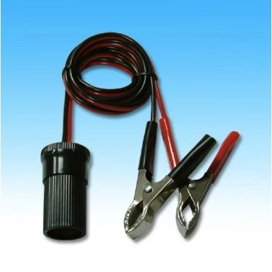 tw-11134207-7r98u-lvfua8v73ur235 【 大林電子 】雙夾子-點煙延長線 點菸座 鱷魚夾