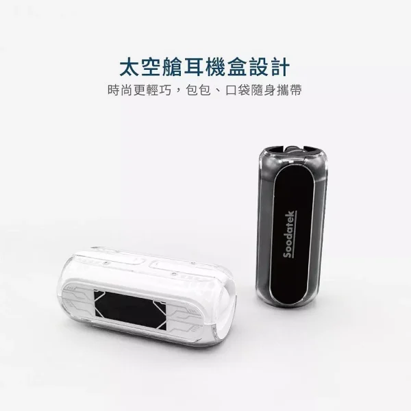 【 大林電子 】SOODATEK 藍芽耳機 STWS03-PCG41 Space Buds白色(黑色另開賣場)