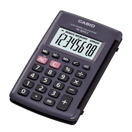 【 大林電子 】卡西歐 CASIO HL-820LV 黑色 國家考試機型折疊計算機