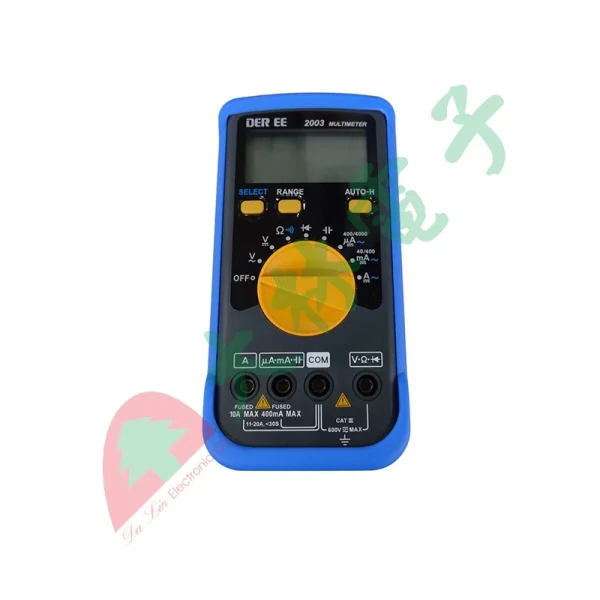 【 大林電子 】 DER EE 得益 數位型萬用電錶 三用電表 DE-2003