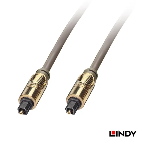 【 大林電子 】 LINDY 林帝 Premium Gold TosLink 光纖傳輸線 5M 37884