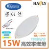 【 大林電子 】高效率 15W LED戰鬥版嵌燈 時尚崁燈 節能標章認證 高亮度 CNS認證 HAFLY 華豐利