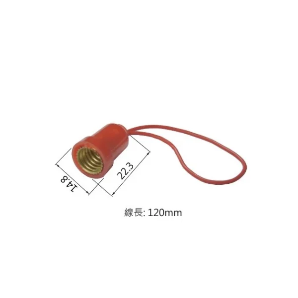 【 大林電子 】E10燈座 2入裝 燈座附線 燈座帶線 燈泡燈座 帶線燈座 燈頭