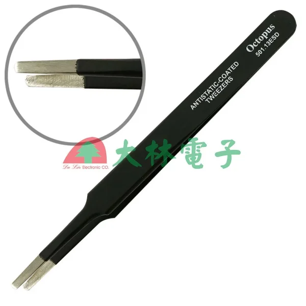 【 大林電子 】Octopus 501系列防靜電精密鑷子
