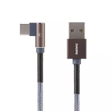 tw-11134207-7r98w-m08hnjlmaxubbb 【 大林電子 】 REMAX 遊俠數據線 USB TO TYPE-C 傳輸充電線 L頭 1M RC-119A-GA