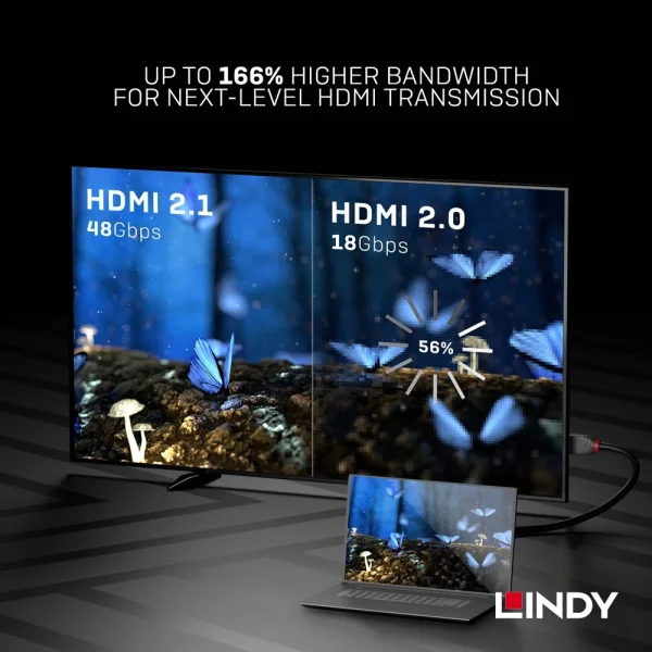 【 大林電子 】 LINDY 林帝 HDMI2.1(TYPE-A) 公TO公 傳輸線 1M/2M 36952 36953