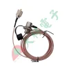 【 大林電子 】無線電用1.5D銀線訊號線(M公-L型M座)