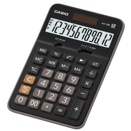 tw-11134207-7r98x-lzvtbcvq1tem19 【 大林電子 】CASIO AX-12B 12位數 大型顯示幕 獨立記憶體 商用標準型 計算機正版公司貨