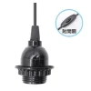 【 大林電子】全牙附環燈頭E27 附開關工作燈 2.4M 660w WK-506D