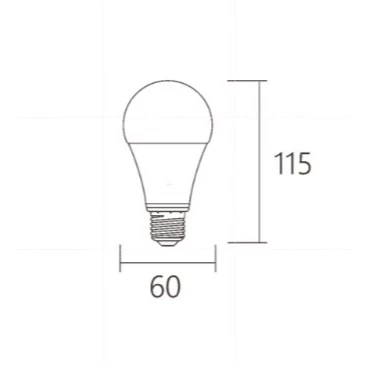 【 大林電子 】KAO'S LED節能燈泡 KA208 E27 7.5W 白光
