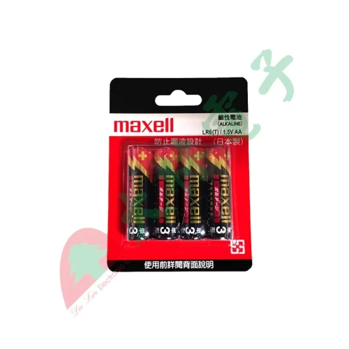 tw-11134207-7r98z-lyxeq95l7rp04f 【 大林電子 】 MAXELL 日本製 1.5V AA鹼性3號電池 LR-6(T)/4P(4入)