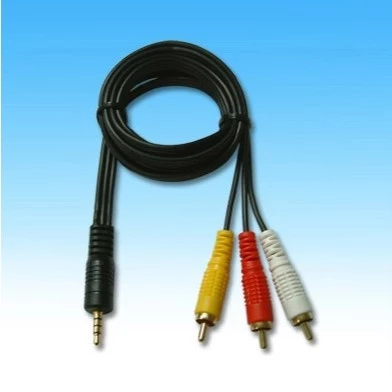 tw-11134207-7r990-lvg1h8rmto4u65 【 大林電子 】4極頭-3RCA線 愛華.JVC TV用 5尺