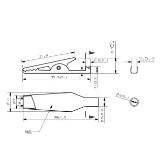 【 大林電子 】小型/中型/大型/鱷魚夾/電源夾/電瓶夾/測試夾/電源夾 (2入裝)
